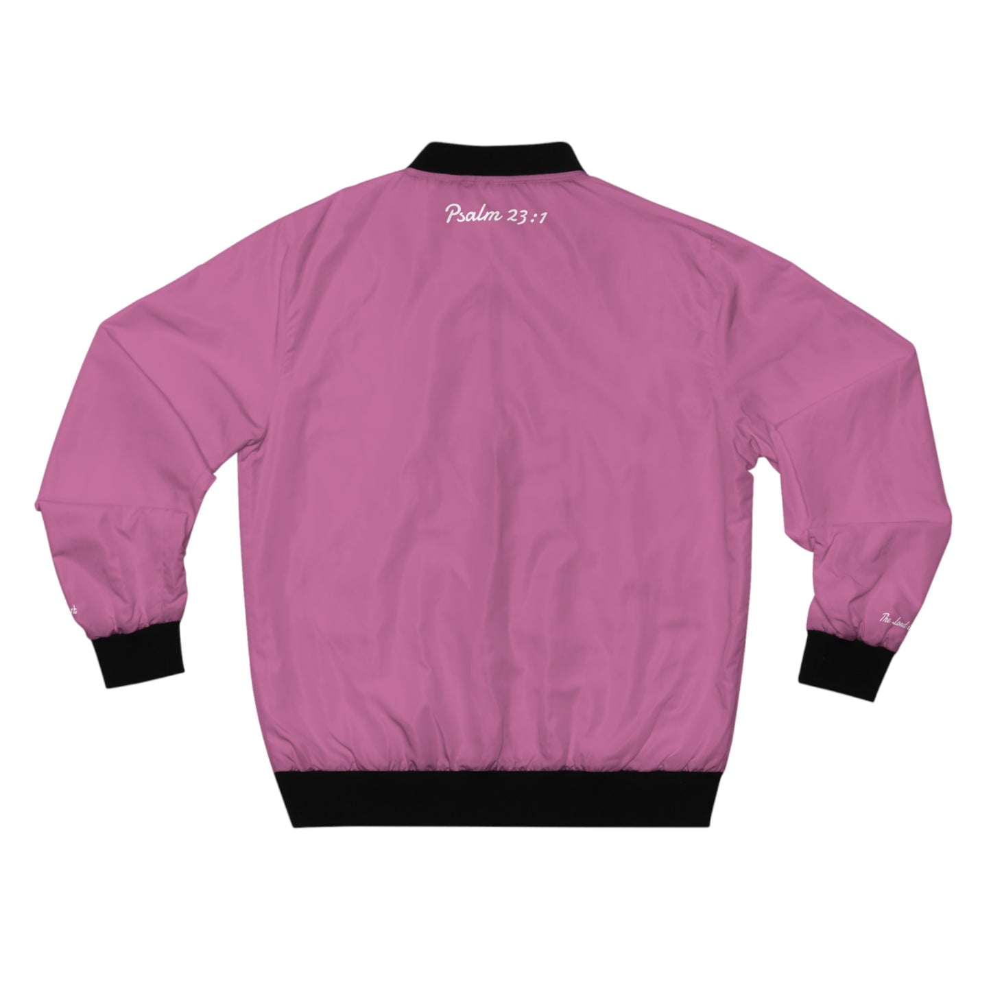 No Fear No Lack Pink Bomber Jacket