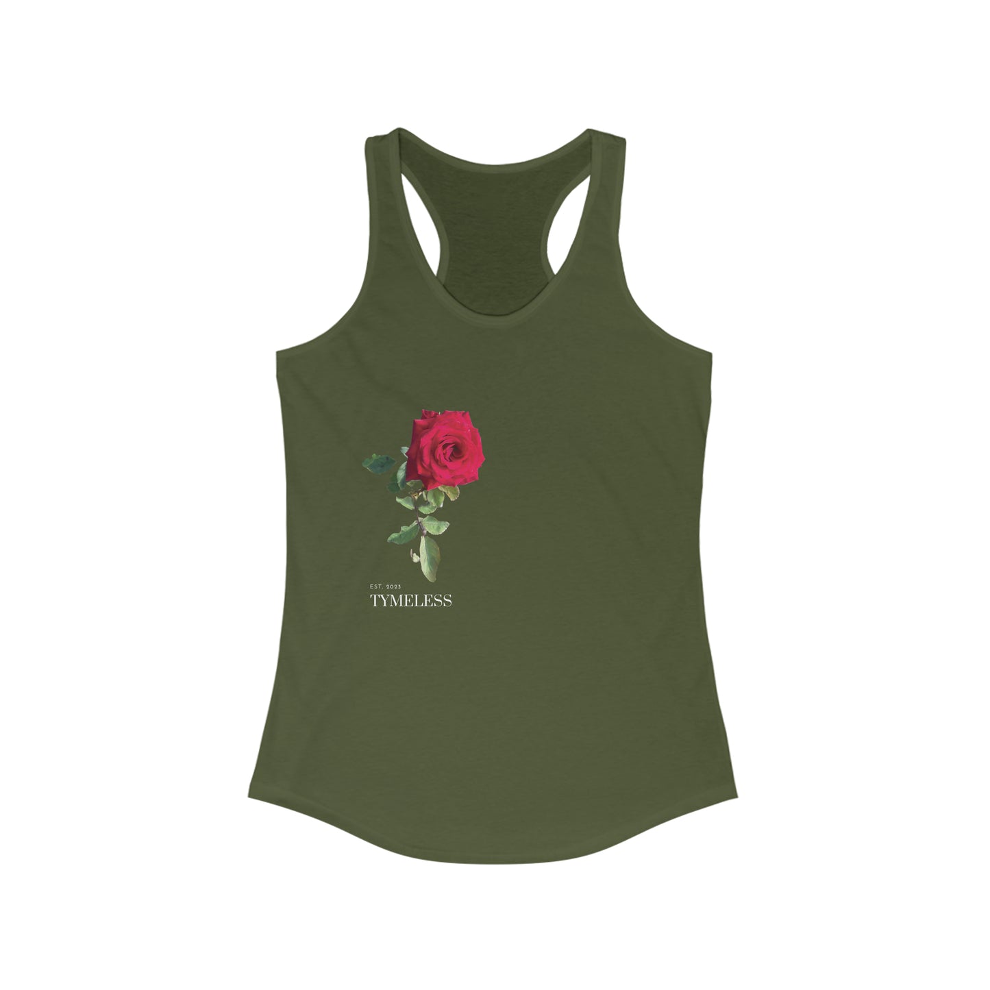 TymeLess Red Rose Women Racerback Tank