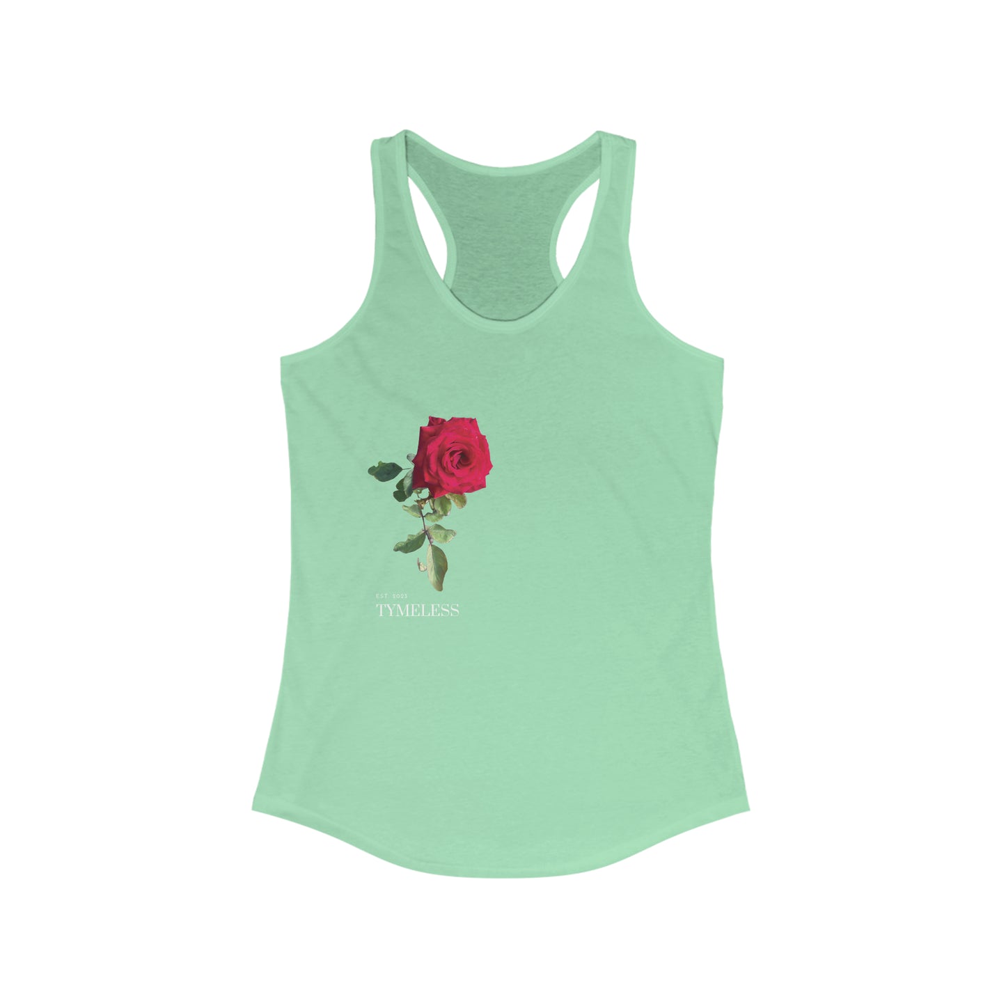 TymeLess Red Rose Women Racerback Tank