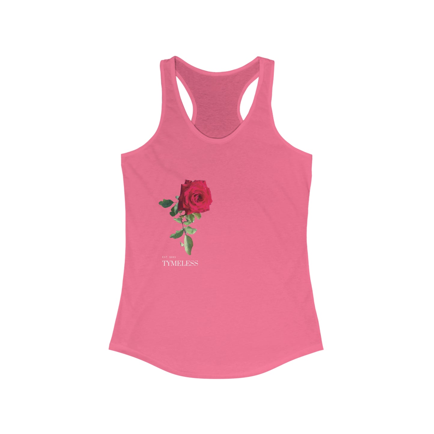 TymeLess Red Rose Women Racerback Tank