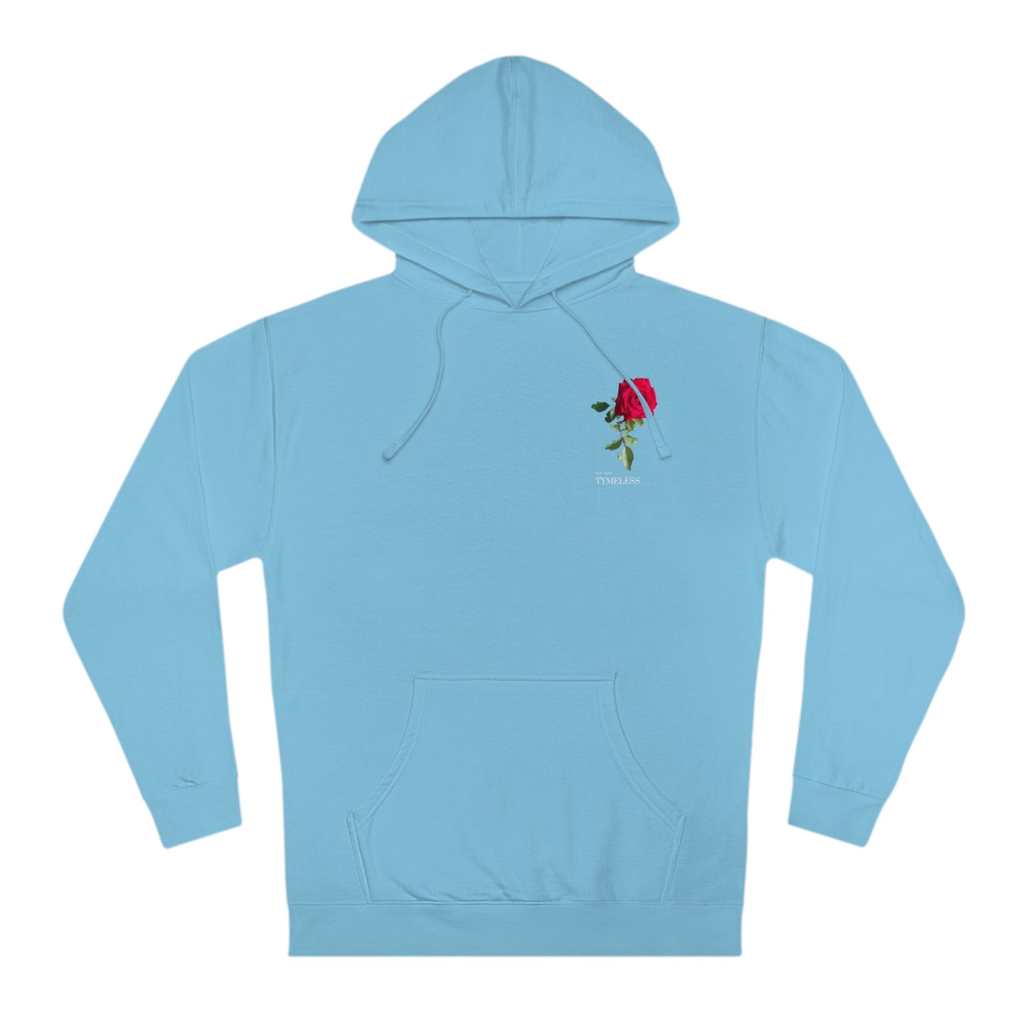 TymeLess Red Rose Men's Hooded Sweatshirt