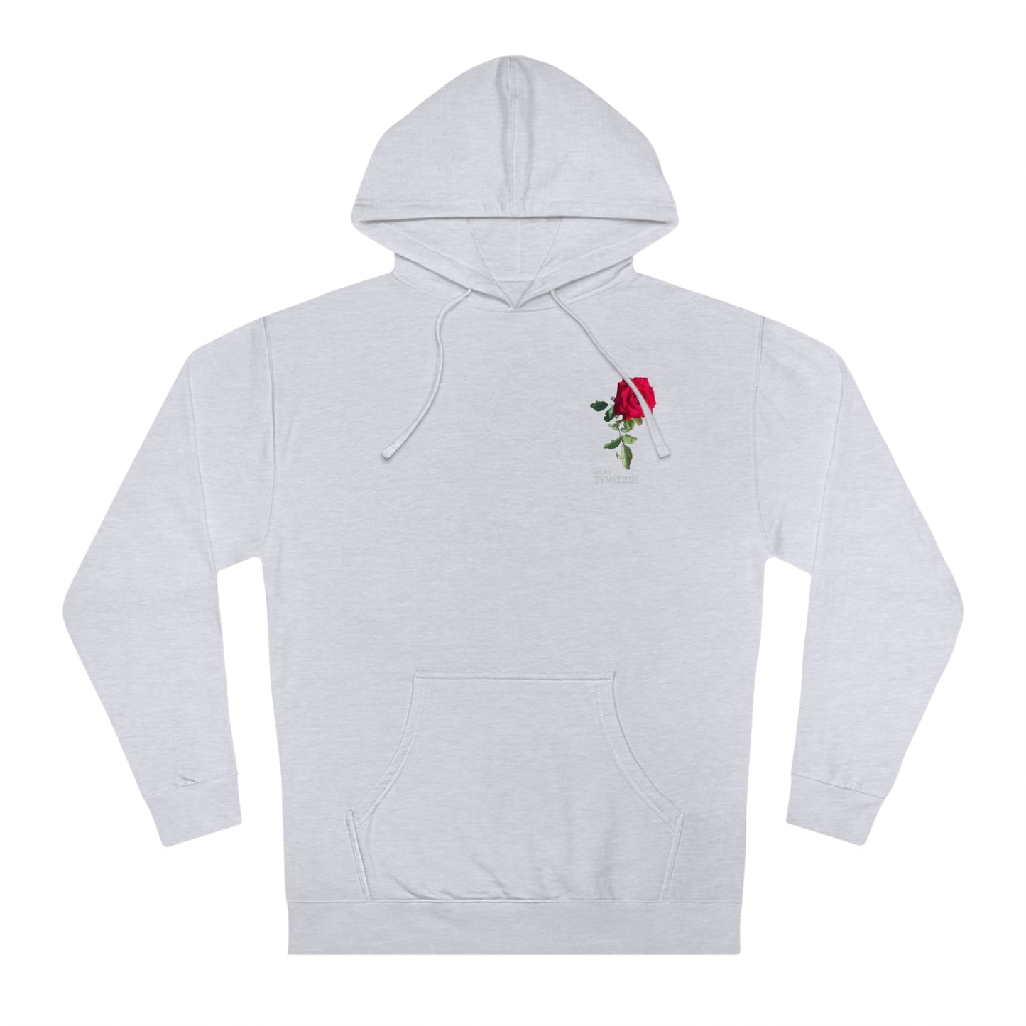 TymeLess Red Rose Men's Hooded Sweatshirt