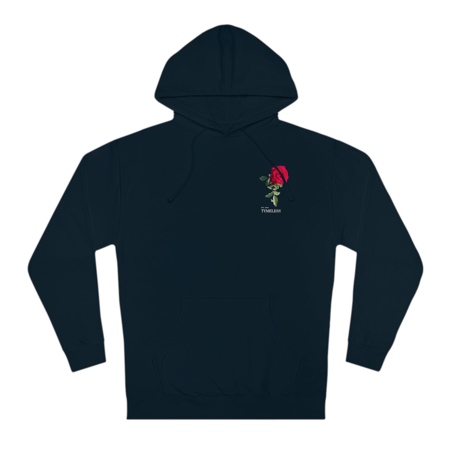 TymeLess Red Rose Men's Hooded Sweatshirt