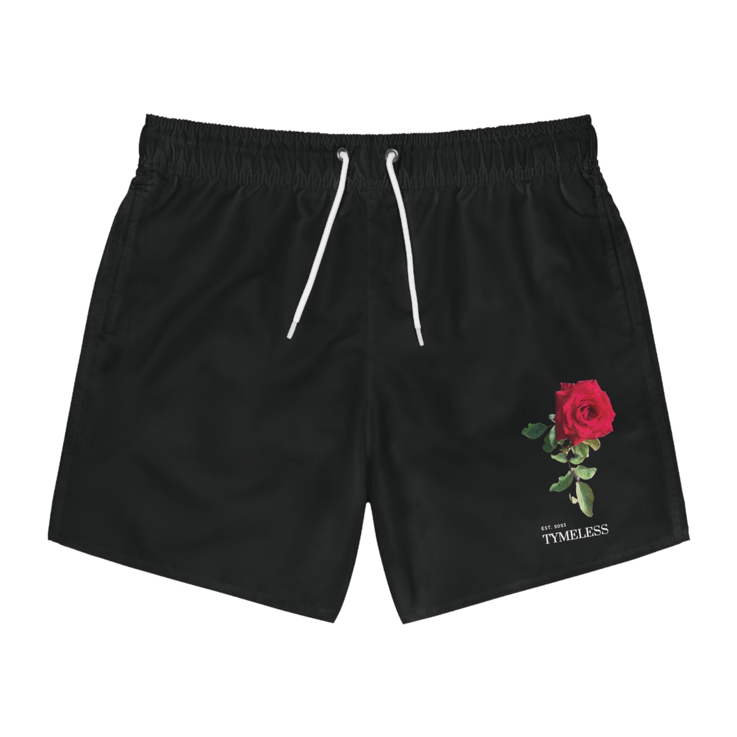 TymeLess Red Rose Swim Trunks