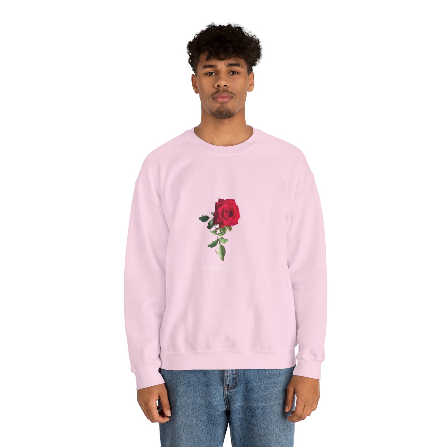 TymeLess Red Rose Men's Crewneck Sweatshirt