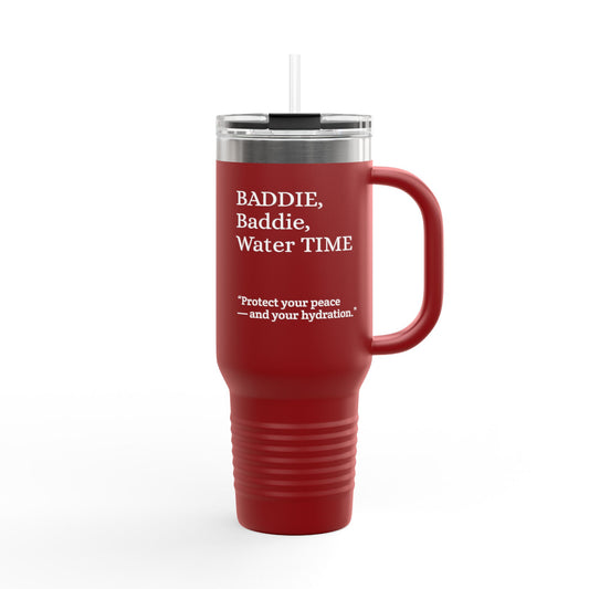 Travel Mug, BADDIE, Baddie, Water TIME 40oz |