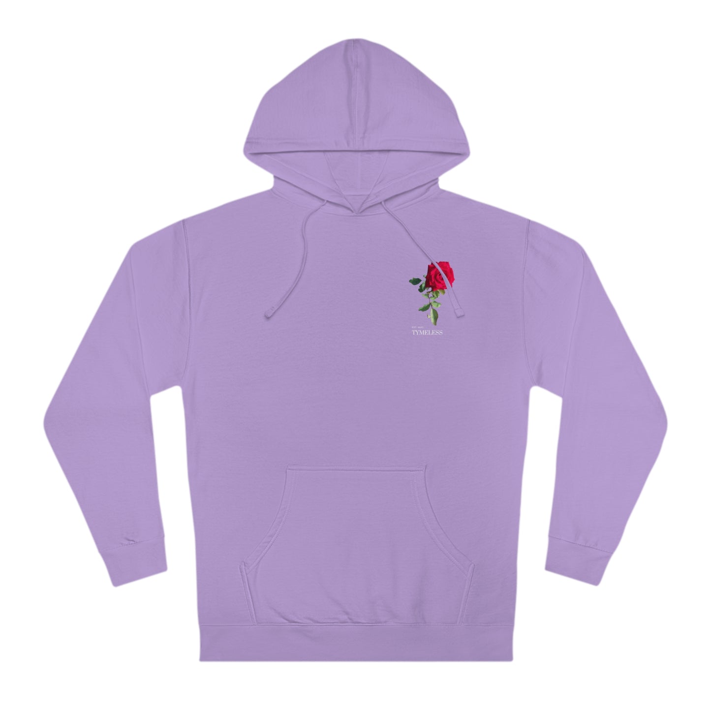 TymeLess Red Rose Men's Hooded Sweatshirt