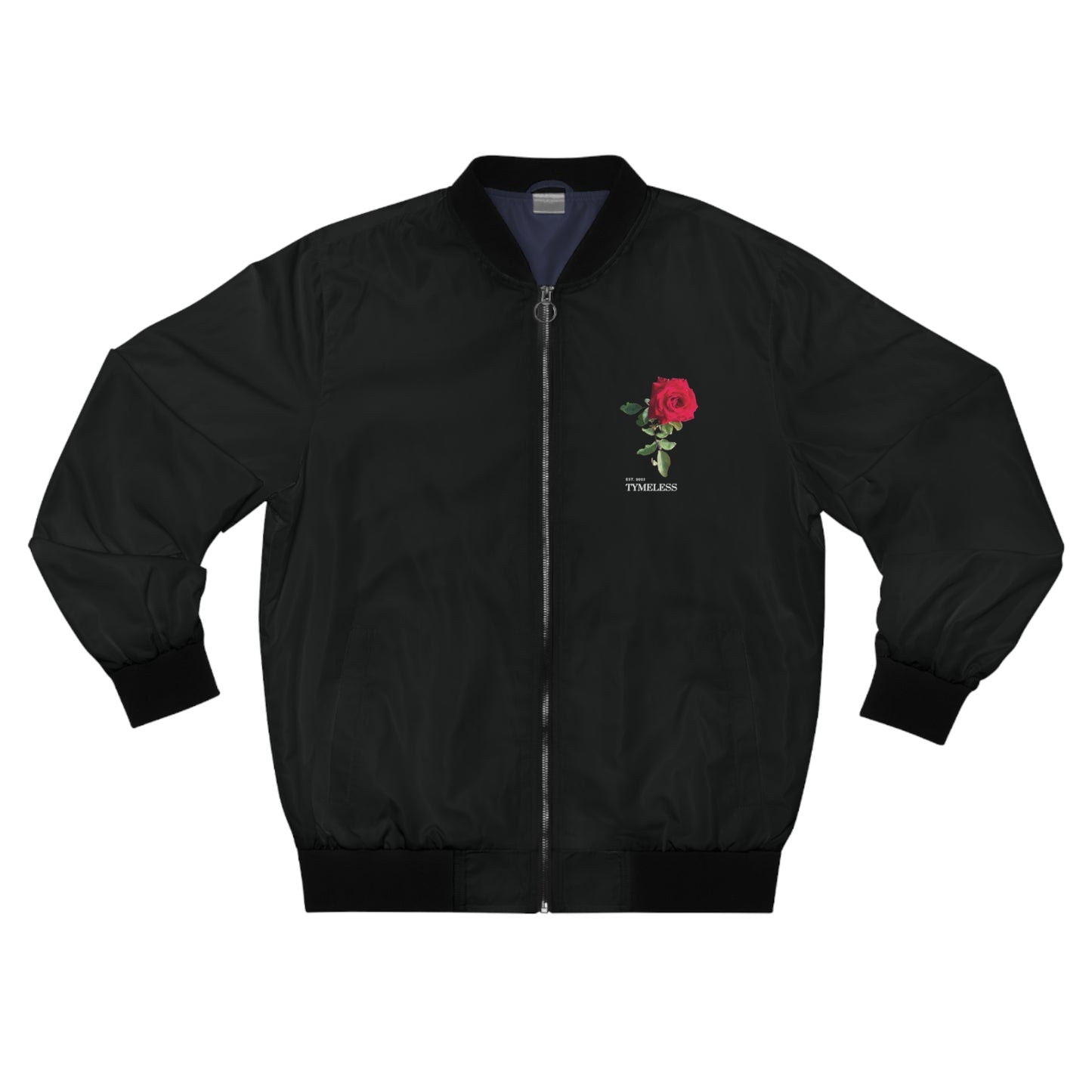 TymeLess Red Rose Bomber Jacket