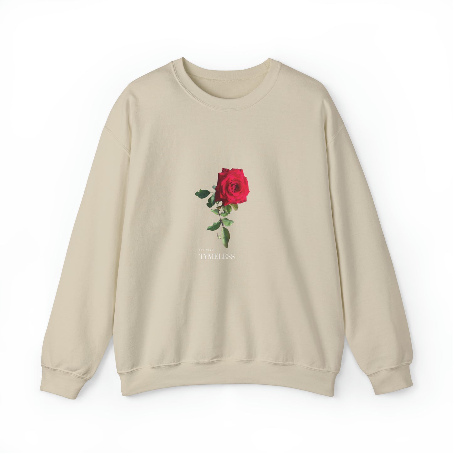 TymeLess Red Rose Men's Crewneck Sweatshirt