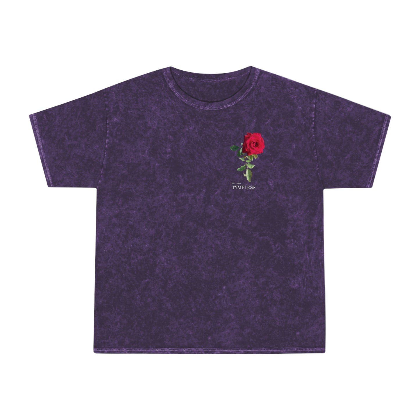 TymeLess Red Rose Mineral Wash T-Shirt