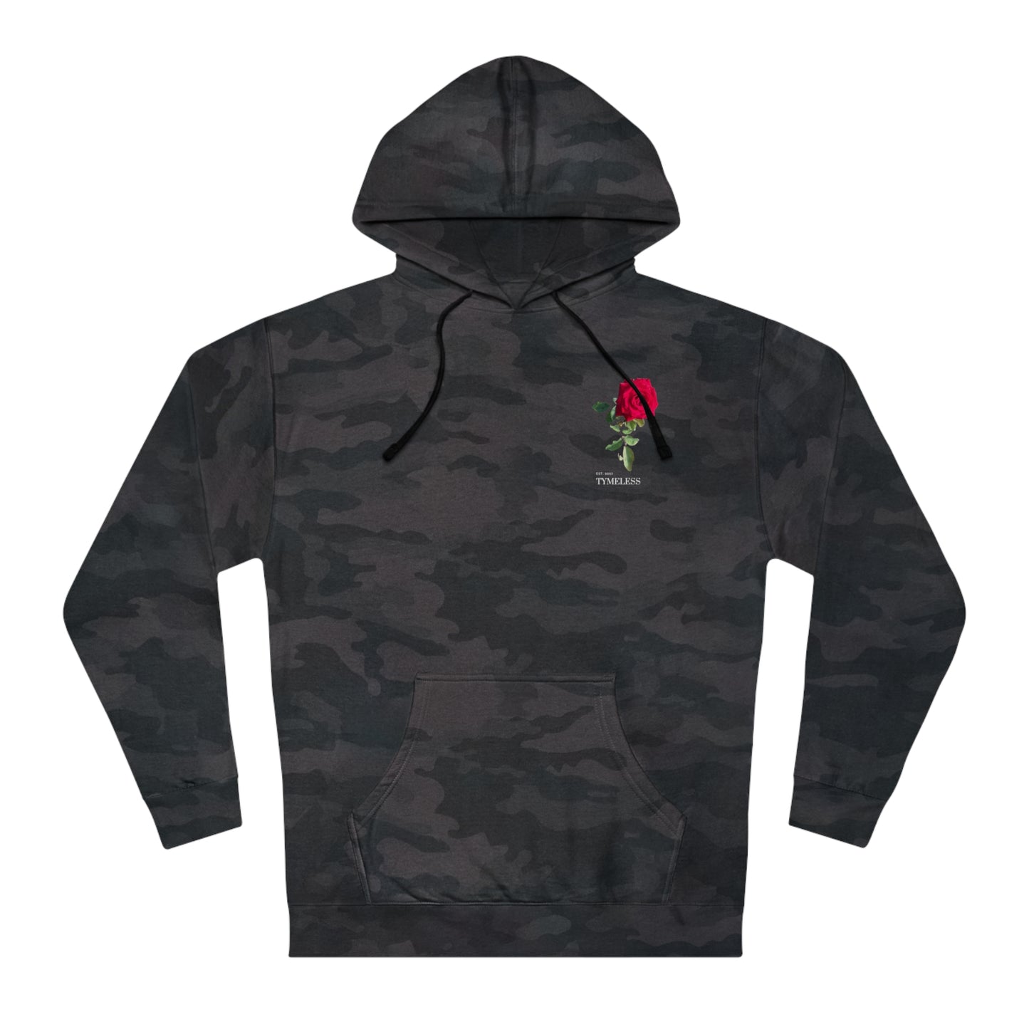 TymeLess Red Rose Men's Hooded Sweatshirt