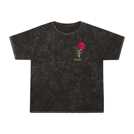 TymeLess Red Rose Mineral Wash T-Shirt