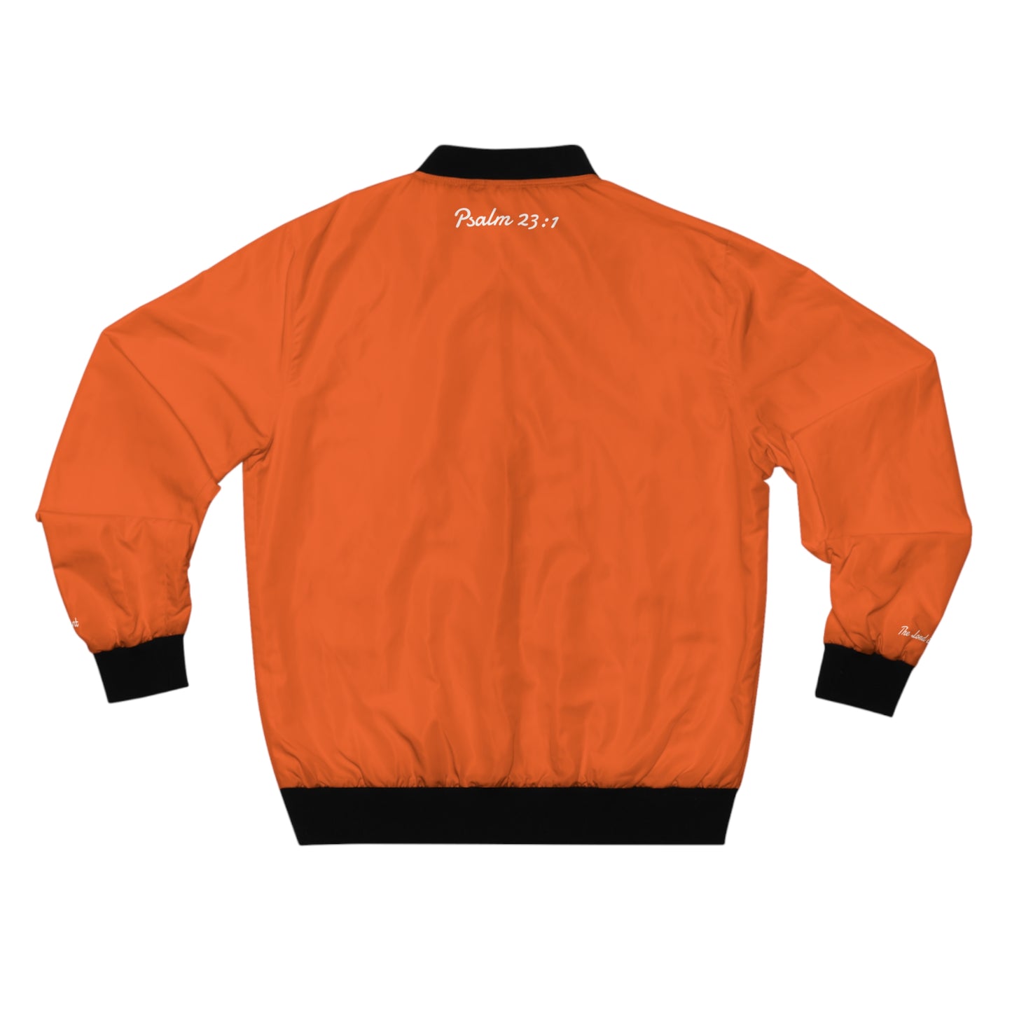 No Fear No Lack Orange Bomber Jacket