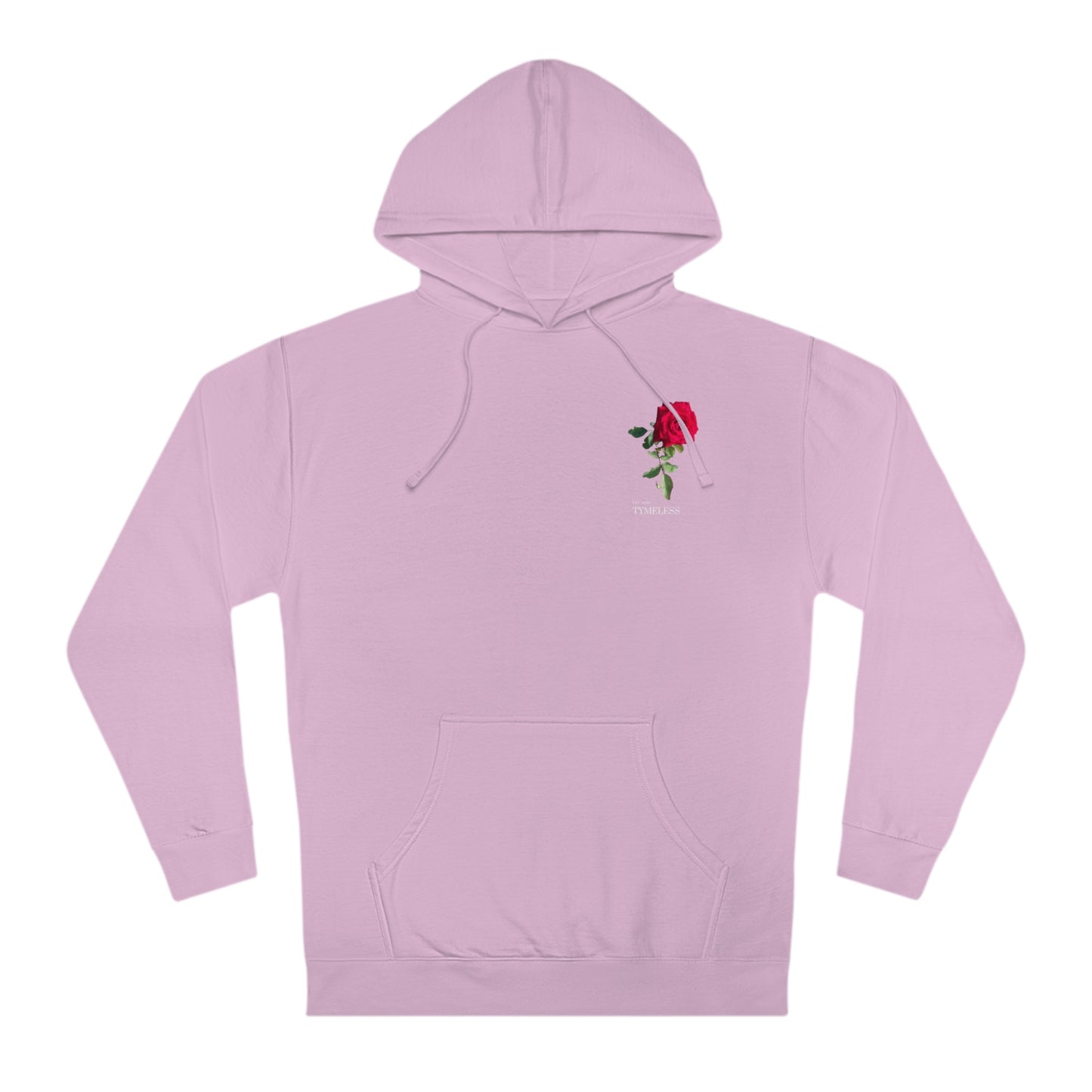 TymeLess Red Rose Men's Hooded Sweatshirt